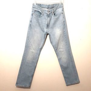 LEVI'S 511 33x30 light blue red tab slim fit